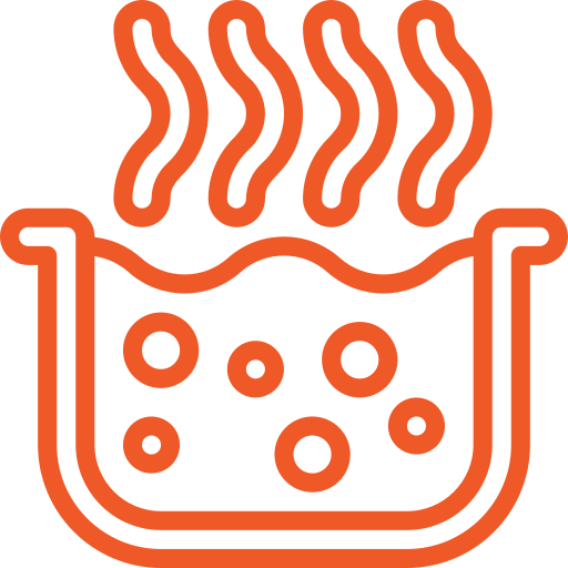 Your hot water is too hot.