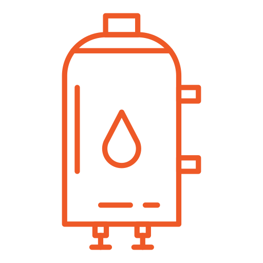 Your hot water is rusty.